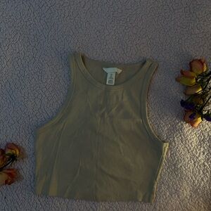 H&M Women's Cream Tank Top
